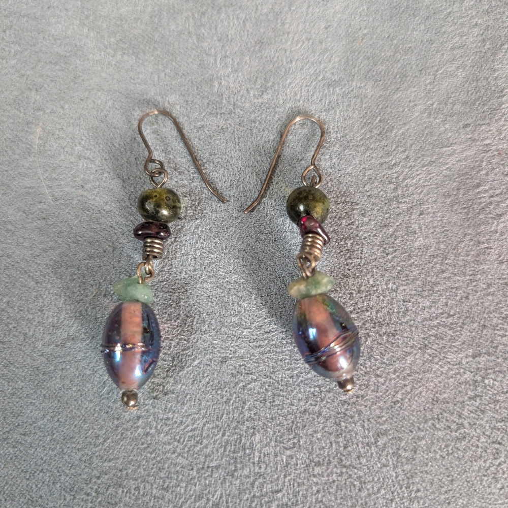 Elegant Multicolor Dangle Earrings